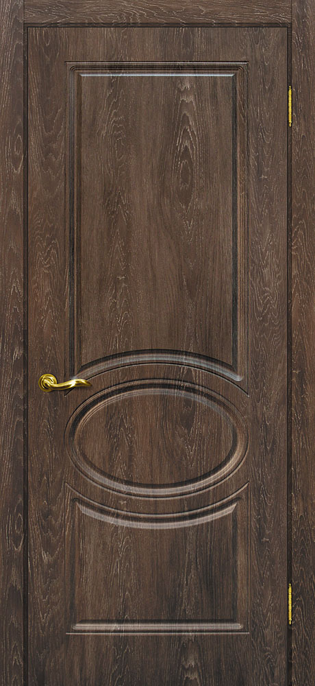 Двери ЭКОШПОН, ПВХ МАРИАМ Сиена-1 глухое Дуб корица размер 190 х 55 см. артикул F0000056121