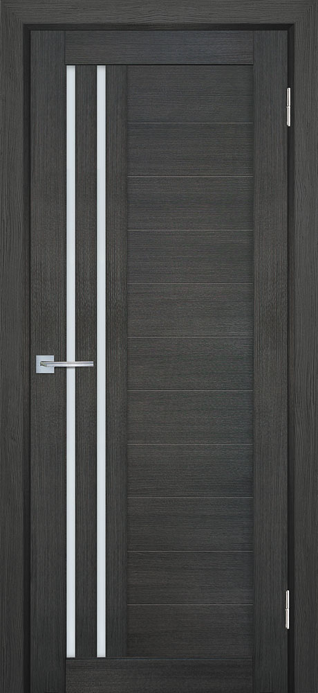 Двери ЭКОШПОН, ПВХ МАРИАМ ТЕХНО-738 со стеклом Грей размер 190 х 55 см. артикул F0000056781