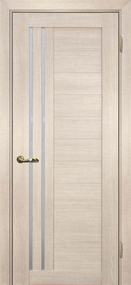 Двери ЭКОШПОН, ПВХ МАРИАМ ТЕХНО-738 со стеклом Капучино размер 190 х 55 см. артикул F0000056788