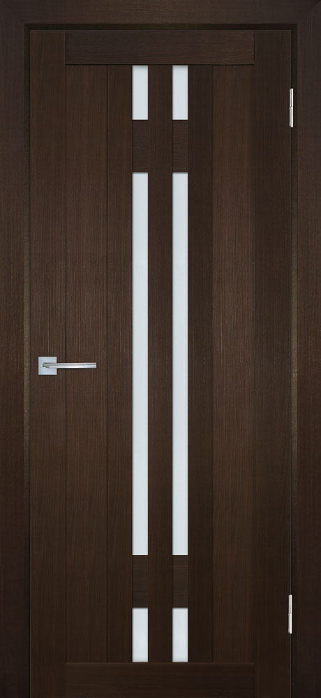 Двери ЭКОШПОН, ПВХ МАРИАМ ТЕХНО-733 со стеклом Венге размер 190 х 55 см. артикул F0000056887