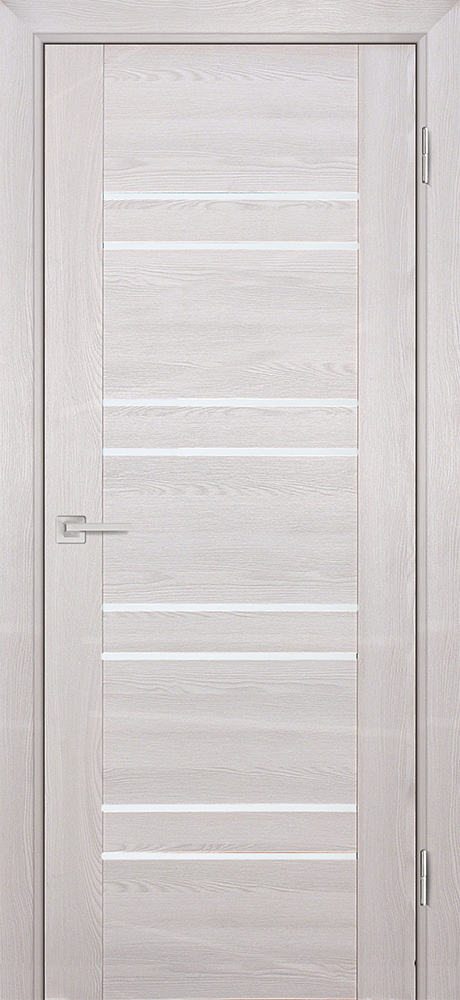 Двери ЭКОШПОН, ПВХ PROFILO PORTE PSK-1 со стеклом Ривьера крем