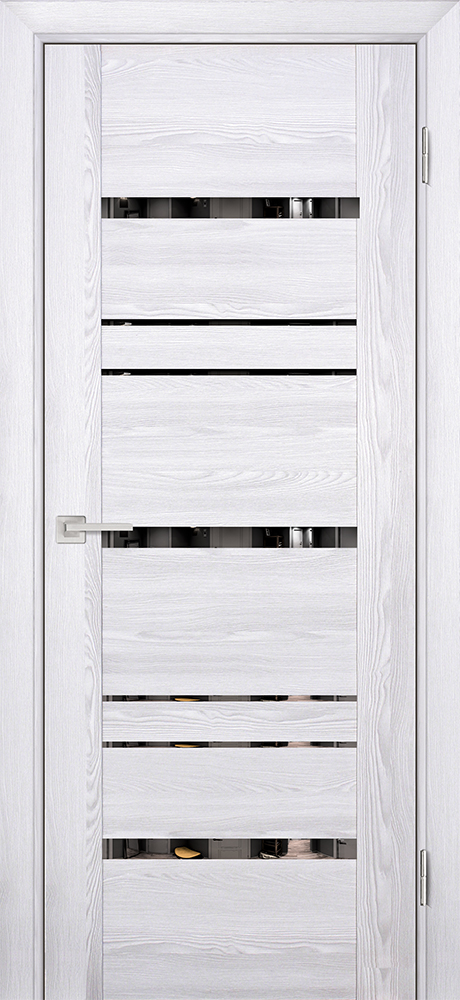 Двери ЭКОШПОН, ПВХ PROFILO PORTE PSK-3 со стеклом Ривьера айс размер 190 х 55 см. артикул F0000058158