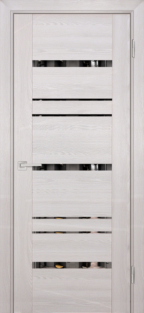 Двери ЭКОШПОН, ПВХ PROFILO PORTE PSK-3 со стеклом Ривьера крем размер 190 х 55 см. артикул F0000058230