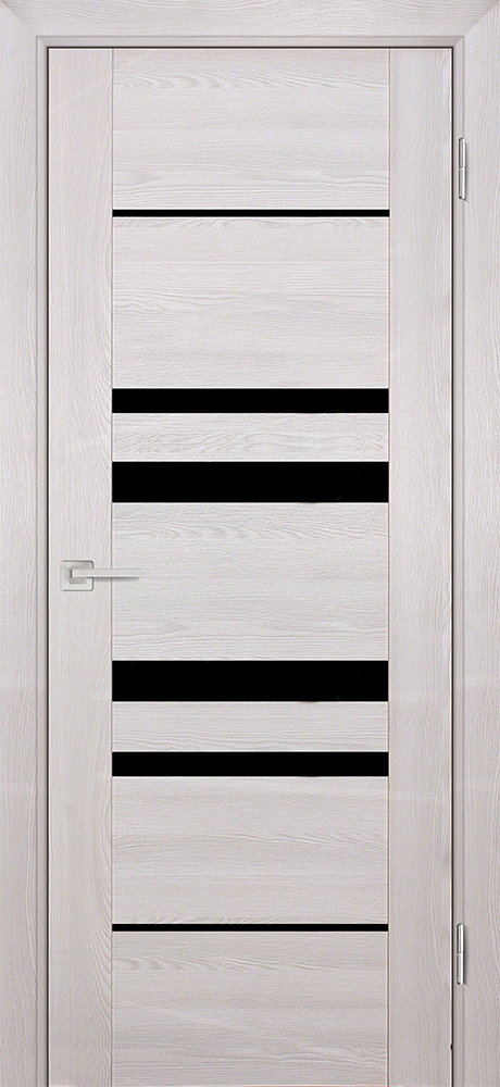 Двери ЭКОШПОН, ПВХ PROFILO PORTE PSK-4 со стеклом Ривьера крем размер 200 х 60 см. артикул F0000058390