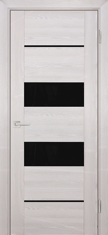 Двери ЭКОШПОН, ПВХ PROFILO PORTE PSK-6 со стеклом Ривьера крем размер 200 х 60 см. артикул F0000058678