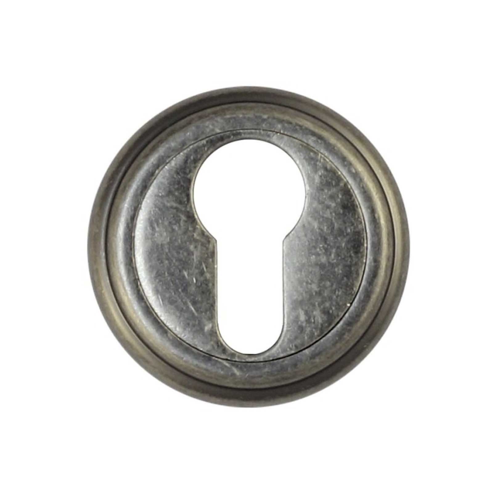 Накладка под цилиндр Vantage ЕТ 03 AS состаренное серебро-Круг-фиг.