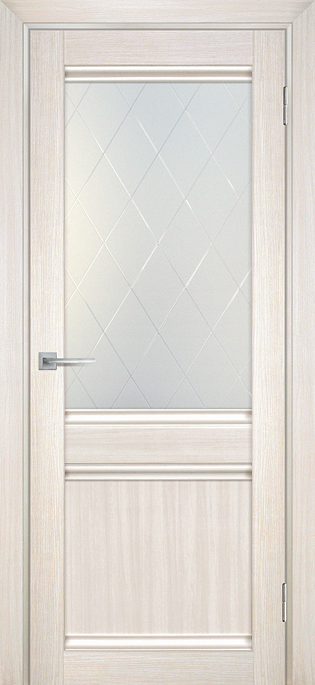 Двери ЭКОШПОН, ПВХ МАРИАМ ТЕХНО-702 со стеклом Сандал бежевый размер 200 х 60 см. артикул F0000061017