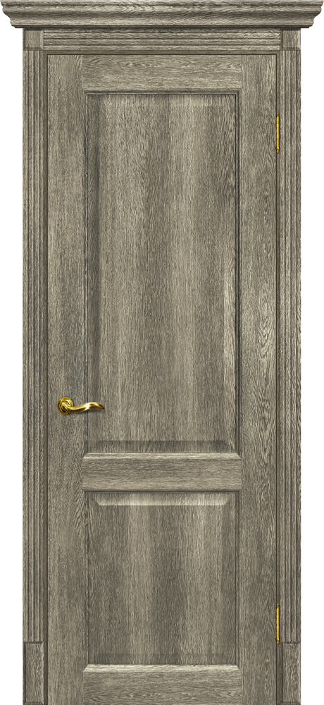 Двери ЭКОШПОН, ПВХ МАРИАМ Тоскана-1 глухое Гриджио размер 200 х 60 см. артикул F0000061985
