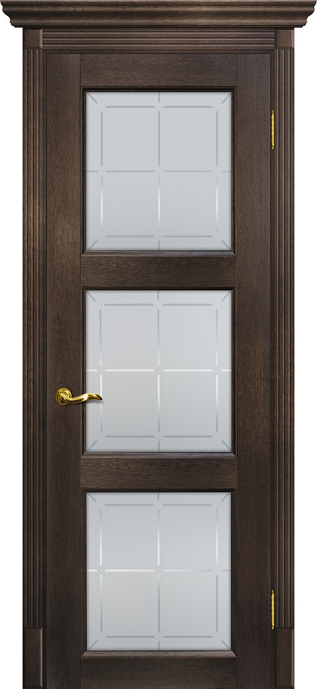 Двери ЭКОШПОН, ПВХ МАРИАМ Тоскана-4 со стеклом Фреско размер 200 х 60 см. артикул F0000062172