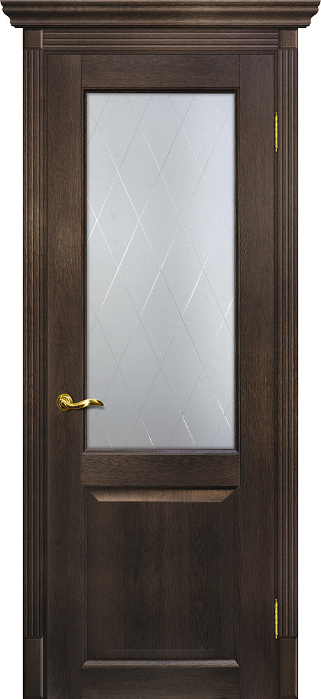 Двери ЭКОШПОН, ПВХ МАРИАМ Тоскана-1 со стеклом Фреско размер 200 х 60 см. артикул F0000062414