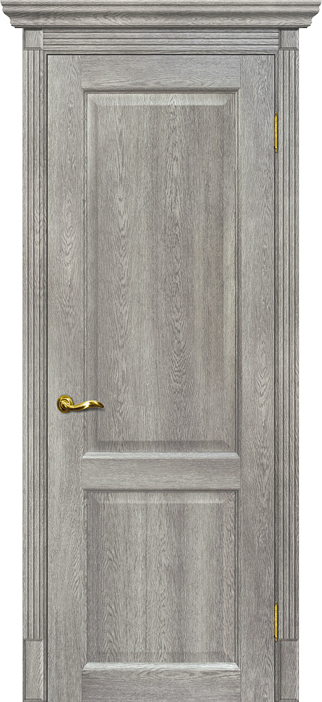 Двери ЭКОШПОН, ПВХ МАРИАМ Тоскана-1 глухое Чиаро гриджио размер 190 х 55 см. артикул F0000062422
