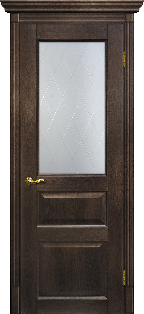 Двери ЭКОШПОН, ПВХ МАРИАМ Тоскана-2 со стеклом Фреско размер 200 х 60 см. артикул F0000062462
