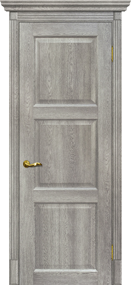 Двери ЭКОШПОН, ПВХ МАРИАМ Тоскана-4 глухое Чиаро гриджио размер 190 х 55 см. артикул F0000062566