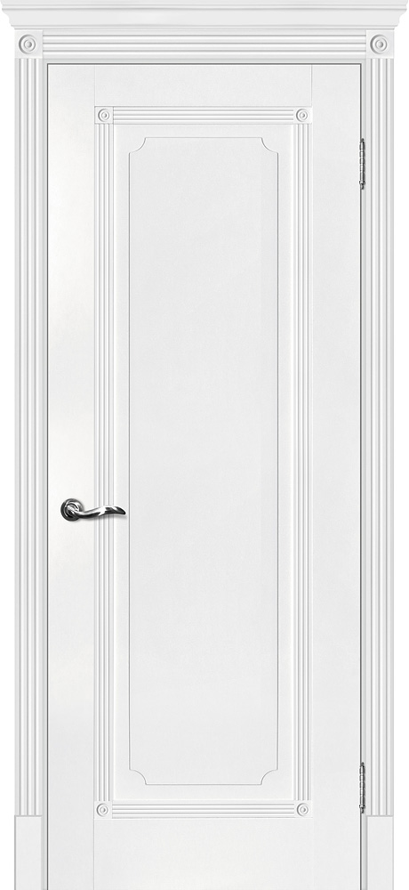 Двери ЭКОШПОН, ПВХ МАРИАМ Флоренция-1 глухое Белый размер 190 х 55 см. артикул F0000065802