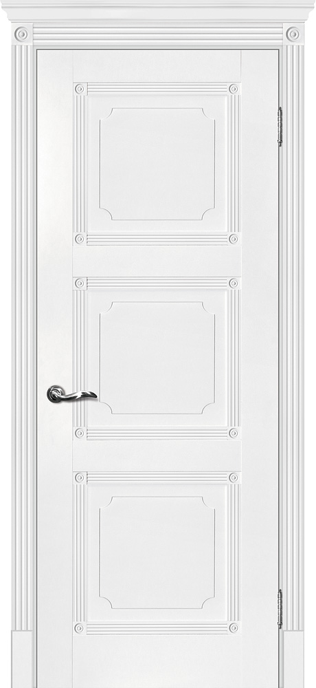 Двери ЭКОШПОН, ПВХ МАРИАМ Флоренция-4 глухое Белый размер 190 х 55 см. артикул F0000066159