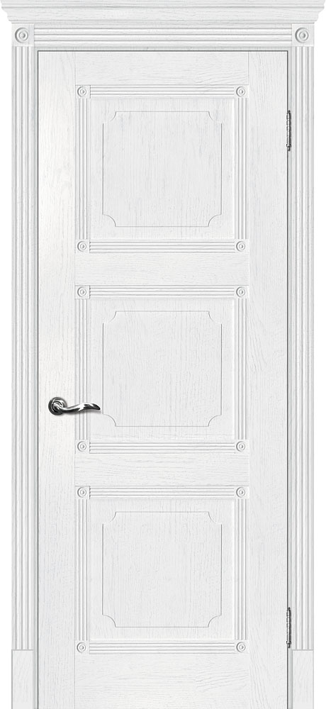 Двери ЭКОШПОН, ПВХ МАРИАМ Флоренция-4 глухое Пломбир размер 190 х 55 см. артикул F0000066237