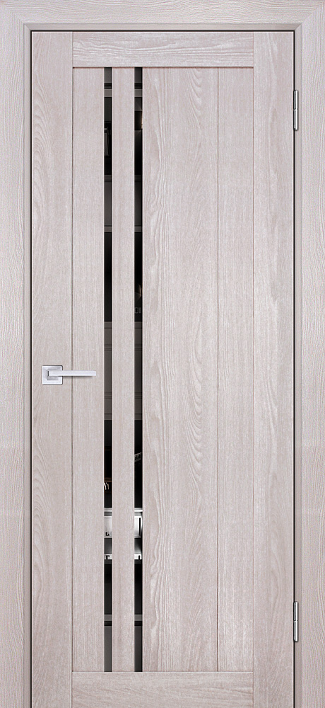 Двери ЭКОШПОН, ПВХ PROFILO PORTE PSK-10 со стеклом Ривьера крем размер 190 х 55 см. артикул F0000066394