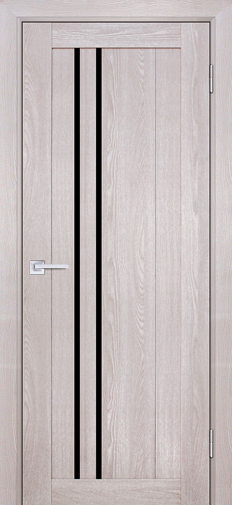 Двери ЭКОШПОН, ПВХ PROFILO PORTE PSK-10 со стеклом Ривьера крем размер 190 х 55 см. артикул F0000066397