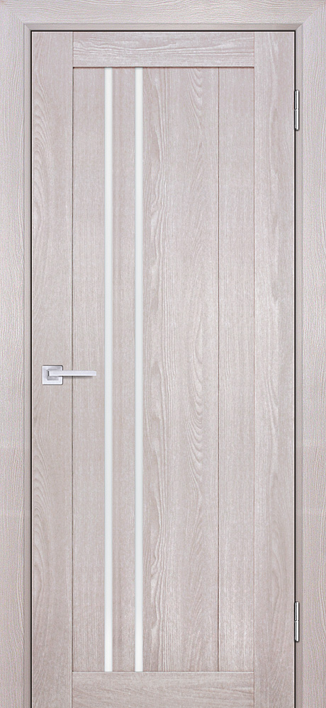 Двери ЭКОШПОН, ПВХ PROFILO PORTE PSK-10 со стеклом Ривьера крем размер 200 х 60 см. артикул F0000066408