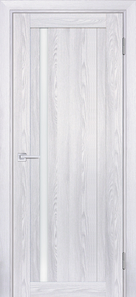 Двери ЭКОШПОН, ПВХ PROFILO PORTE PSK-8 со стеклом Ривьера айс размер 190 х 55 см. артикул F0000066456