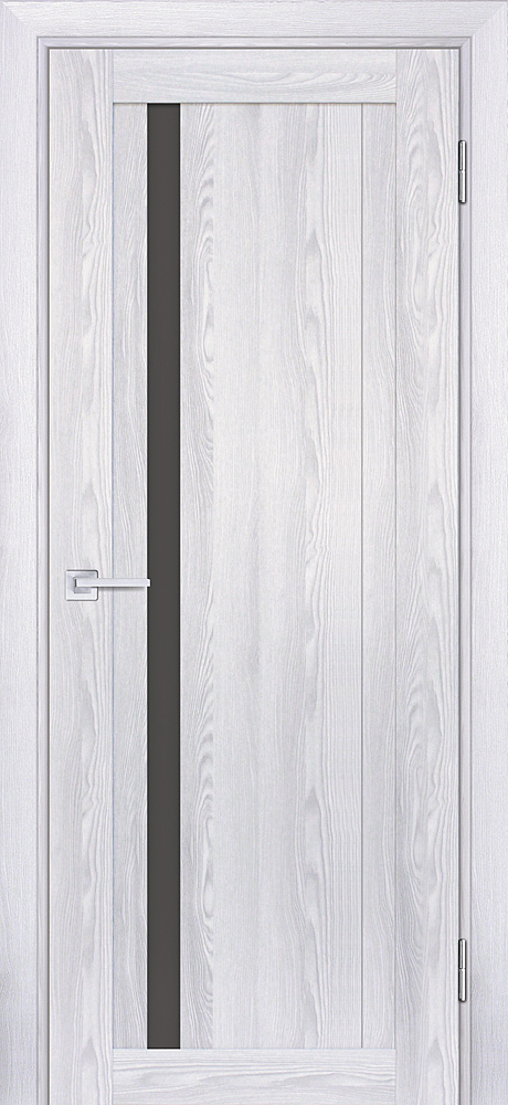Двери ЭКОШПОН, ПВХ PROFILO PORTE PSK-8 со стеклом Ривьера айс размер 200 х 60 см. артикул F0000066470