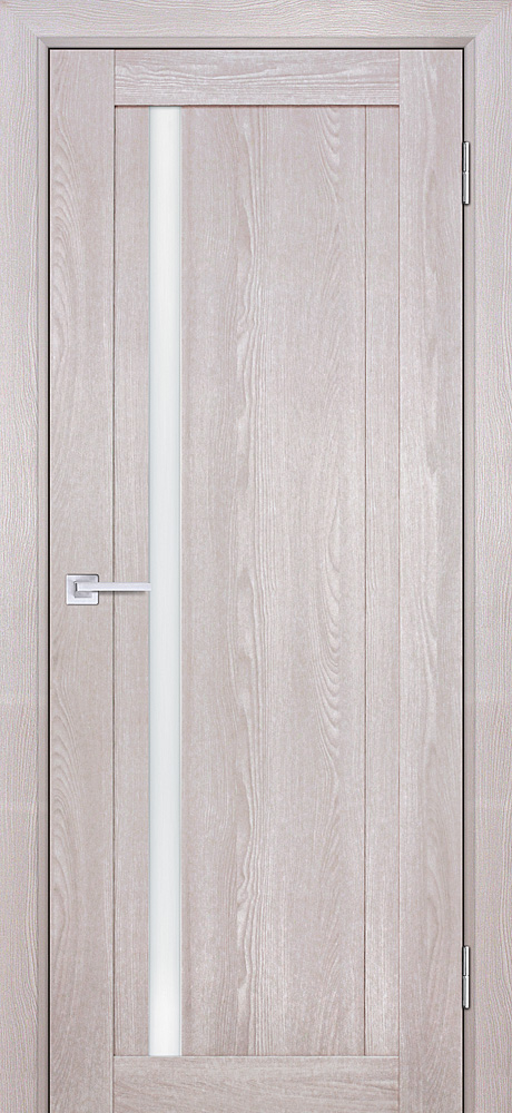 Двери ЭКОШПОН, ПВХ PROFILO PORTE PSK-8 со стеклом Ривьера крем