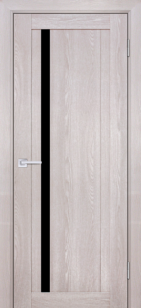 Двери ЭКОШПОН, ПВХ PROFILO PORTE PSK-8 со стеклом Ривьера крем размер 190 х 55 см. артикул F0000066516