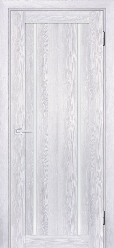 Двери ЭКОШПОН, ПВХ PROFILO PORTE PSK-9 со стеклом Ривьера айс размер 190 х 55 см. артикул F0000066575