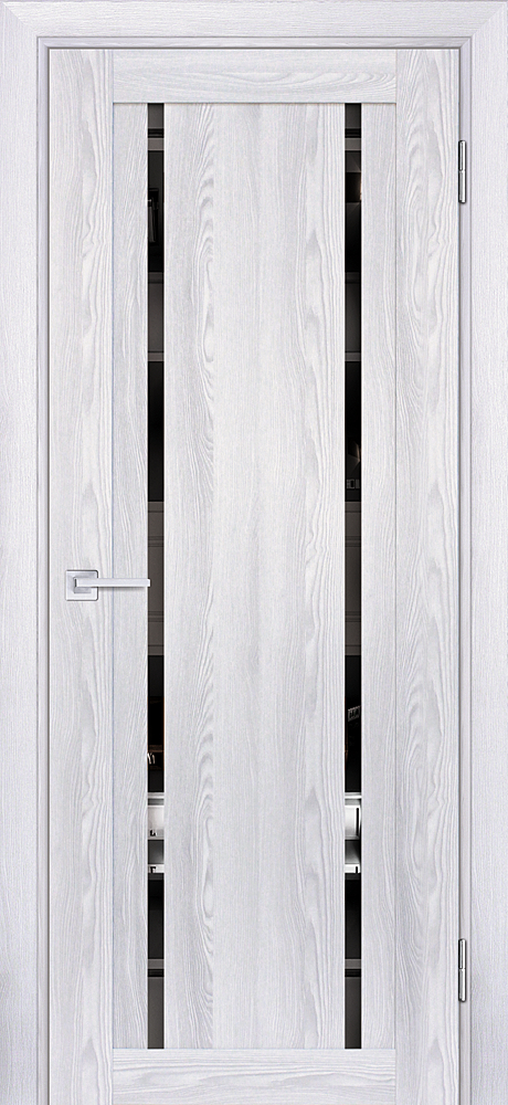 Двери ЭКОШПОН, ПВХ PROFILO PORTE PSK-9 со стеклом Ривьера айс