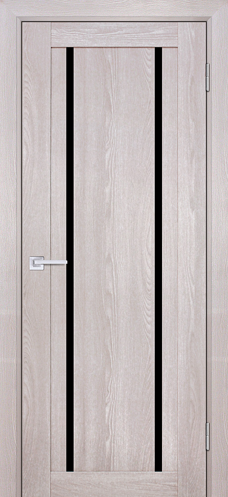 Двери ЭКОШПОН, ПВХ PROFILO PORTE PSK-9 со стеклом Ривьера крем размер 200 х 60 см. артикул F0000066650