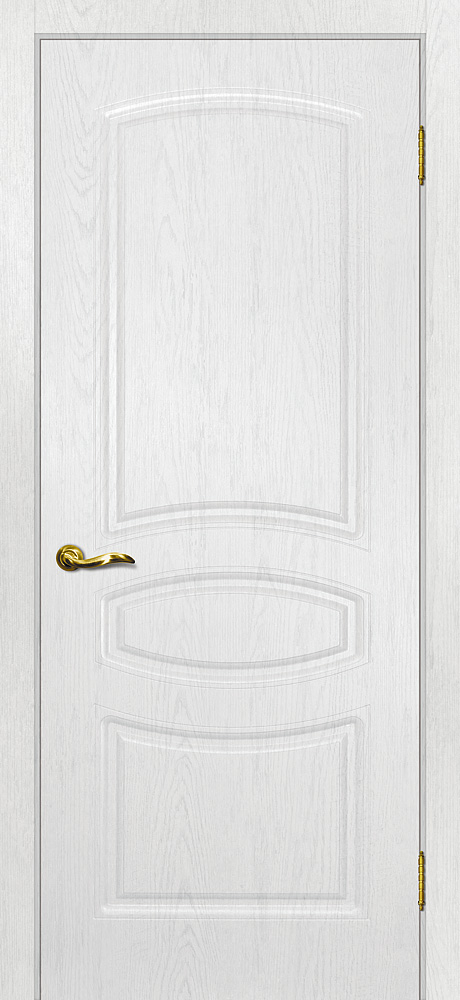 Двери ЭКОШПОН, ПВХ МАРИАМ Сиена-5 глухое Пломбир размер 190 х 55 см. артикул F0000066780