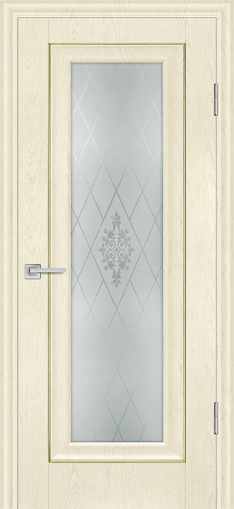 Двери ЭКОШПОН, ПВХ PROFILO PORTE PSB-25 со стеклом Ваниль