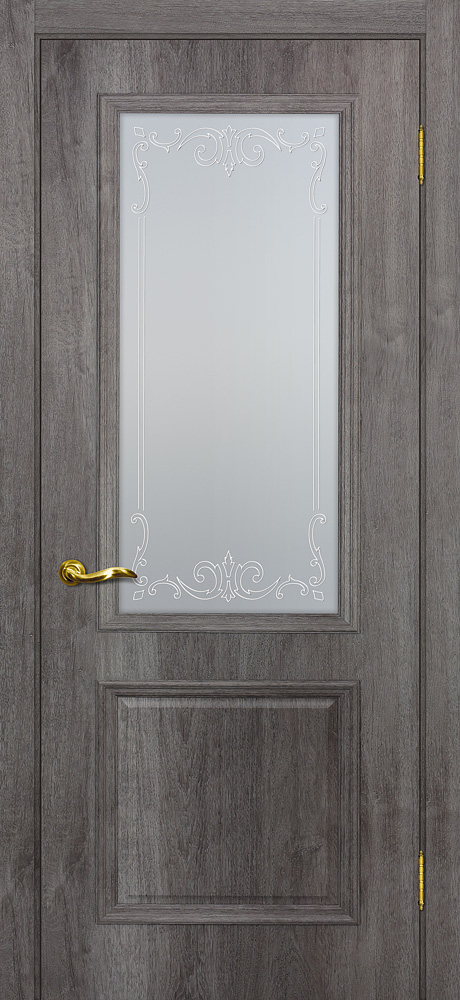 Двери ЭКОШПОН, ПВХ МАРИАМ Верона 1 со стеклом Дуб тофино