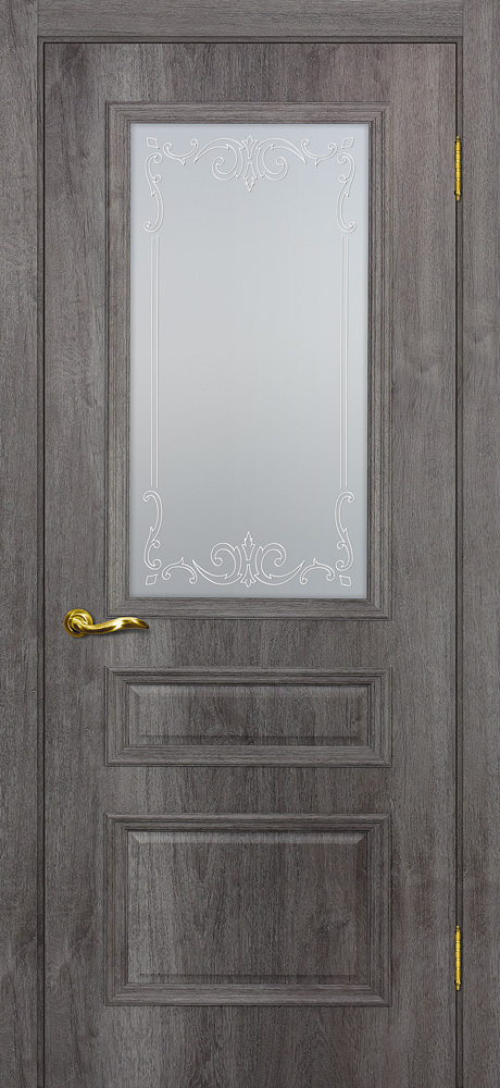 Двери ЭКОШПОН, ПВХ МАРИАМ Верона 2 со стеклом Дуб тофино размер 200 х 60 см. артикул F0000067950