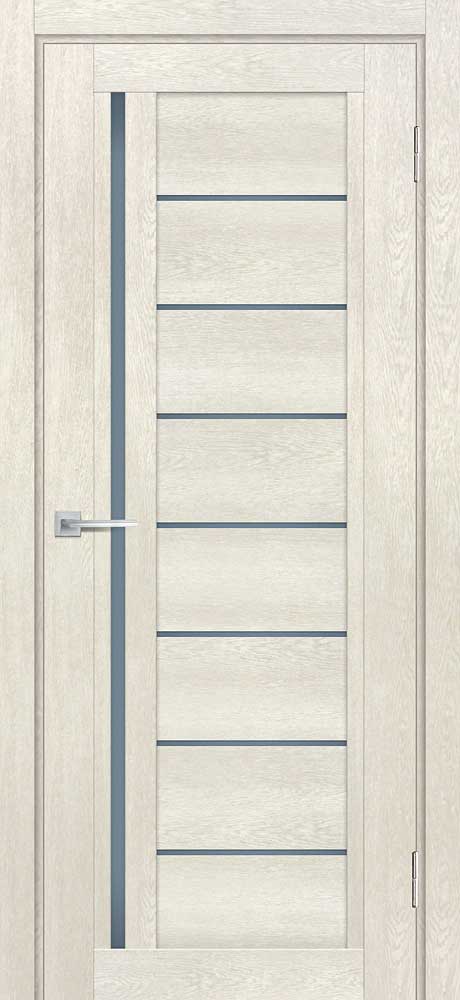 Двери ЭКОШПОН, ПВХ МАРИАМ ТЕХНО-801 со стеклом Бьянко размер 190 х 55 см. артикул F0000068797