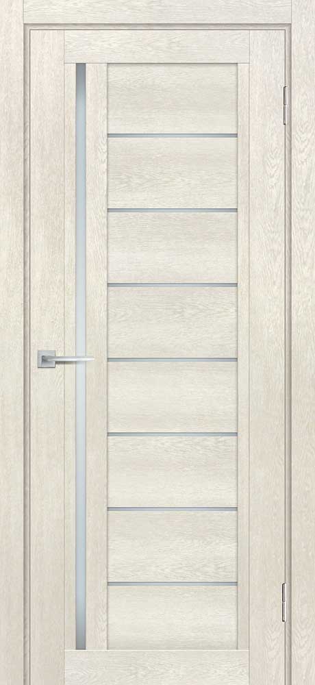 Двери ЭКОШПОН, ПВХ МАРИАМ ТЕХНО-801 со стеклом Бьянко размер 190 х 55 см. артикул F0000068798