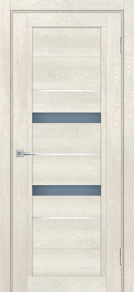 Двери ЭКОШПОН, ПВХ МАРИАМ ТЕХНО-802 со стеклом Бьянко размер 190 х 55 см. артикул F0000068890