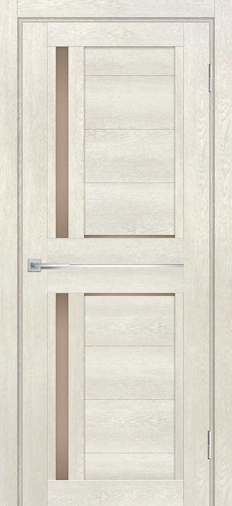 Двери ЭКОШПОН, ПВХ МАРИАМ ТЕХНО-804 со стеклом Бьянко размер 190 х 55 см. артикул F0000069081