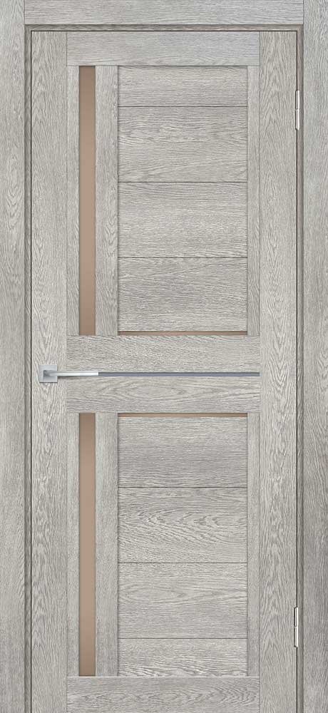 Двери ЭКОШПОН, ПВХ МАРИАМ ТЕХНО-804 со стеклом Чиаро гриджио размер 190 х 55 см. артикул F0000069135