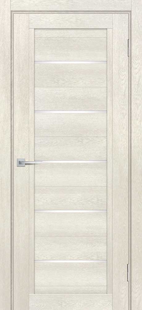 Двери ЭКОШПОН, ПВХ МАРИАМ ТЕХНО-809 со стеклом Бьянко размер 190 х 55 см. артикул F0000069555
