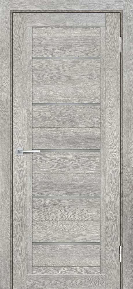 Двери ЭКОШПОН, ПВХ МАРИАМ ТЕХНО-809 со стеклом Чиаро гриджио размер 190 х 55 см. артикул F0000069685