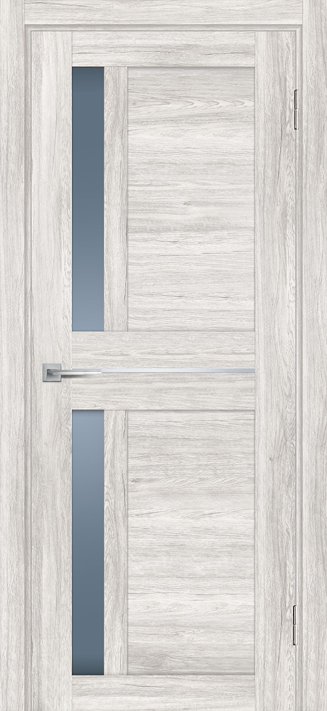 Двери ЭКОШПОН, ПВХ PROFILO PORTE PSL-19 со стеклом Сан-ремо крем