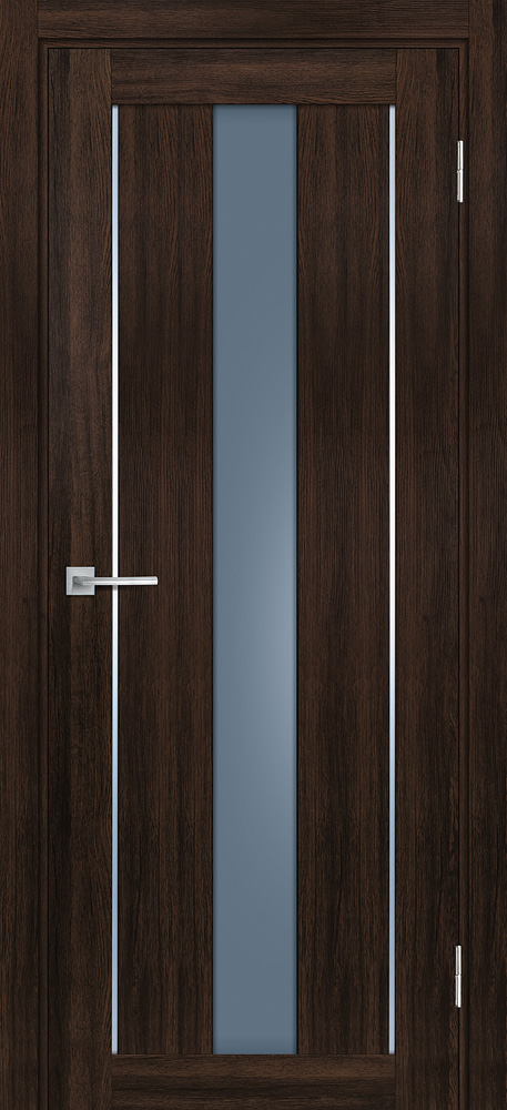 Двери ЭКОШПОН, ПВХ PROFILO PORTE PSL- 2 со стеклом Сан-ремо шоколад размер 200 х 60 см. артикул F0000071884