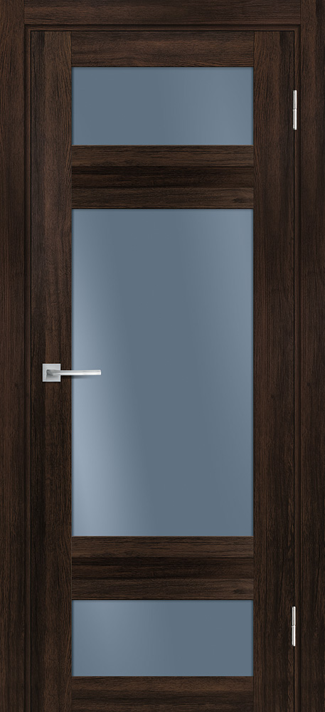 Двери ЭКОШПОН, ПВХ PROFILO PORTE PSL- 6 со стеклом Сан-ремо крем размер 200 х 60 см. артикул F0000072157