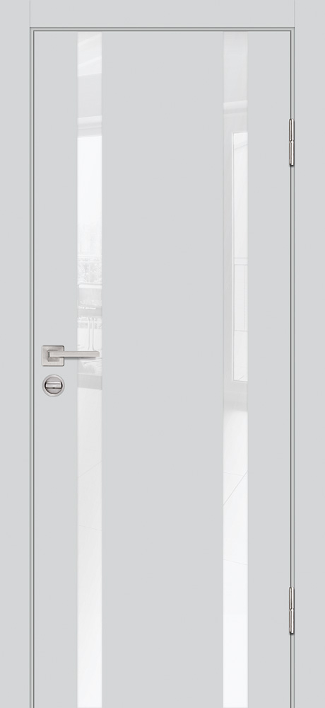 Двери ЭКОШПОН, ПВХ PROFILO PORTE P-9 со стеклом Агат