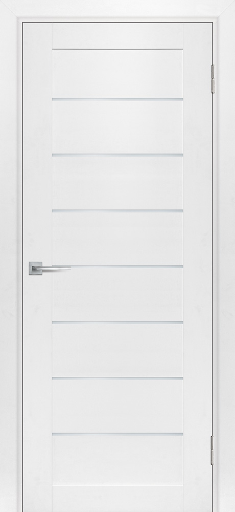 Двери ЭКОШПОН, ПВХ МАРИАМ ТЕХНО-708 со стеклом Белый размер 190 х 55 см. артикул F0000078445