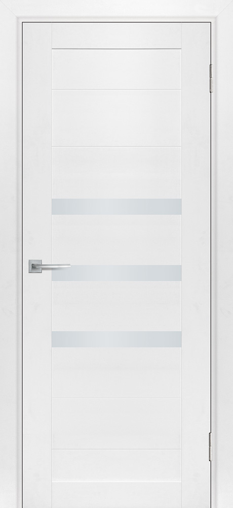Двери ЭКОШПОН, ПВХ МАРИАМ ТЕХНО-709 со стеклом Белый размер 200 х 60 см. артикул F0000078480