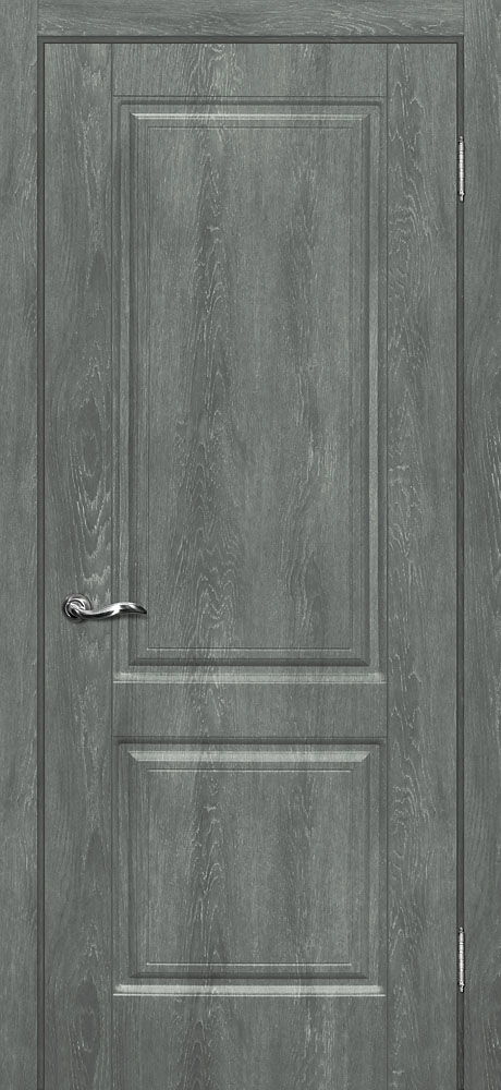 Двери ЭКОШПОН, ПВХ МАРИАМ Версаль-1 глухое Дуб графит размер 200 х 60 см. артикул F0000081491