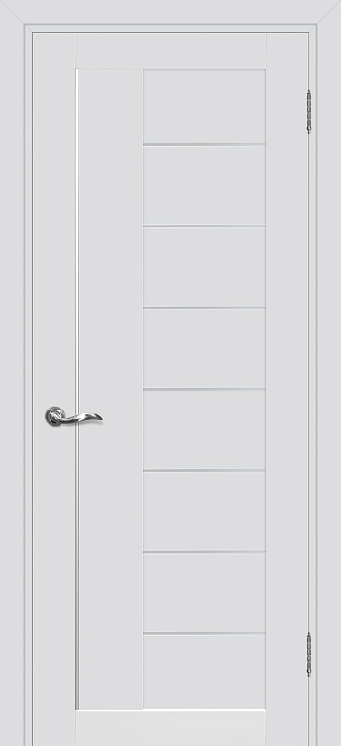 Двери ЭКОШПОН, ПВХ PROFILO PORTE PSC-17 со стеклом Агат размер 190 х 55 см. артикул F0000081556
