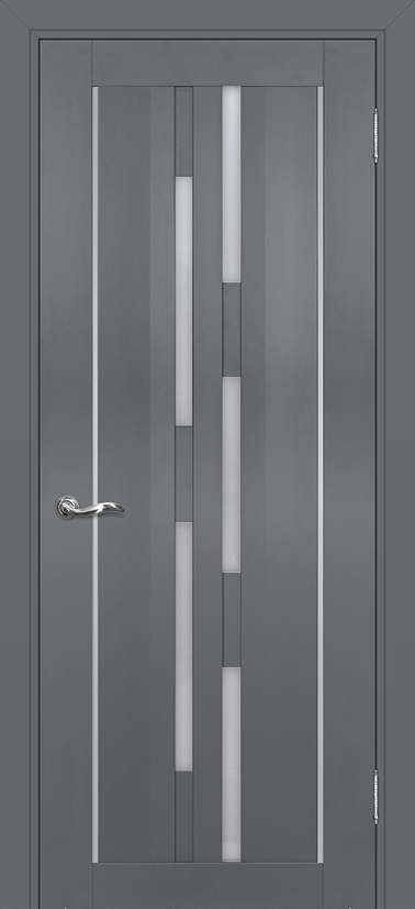 Двери ЭКОШПОН, ПВХ PROFILO PORTE PSC-33 со стеклом Графит размер 200 х 60 см. артикул F0000081585